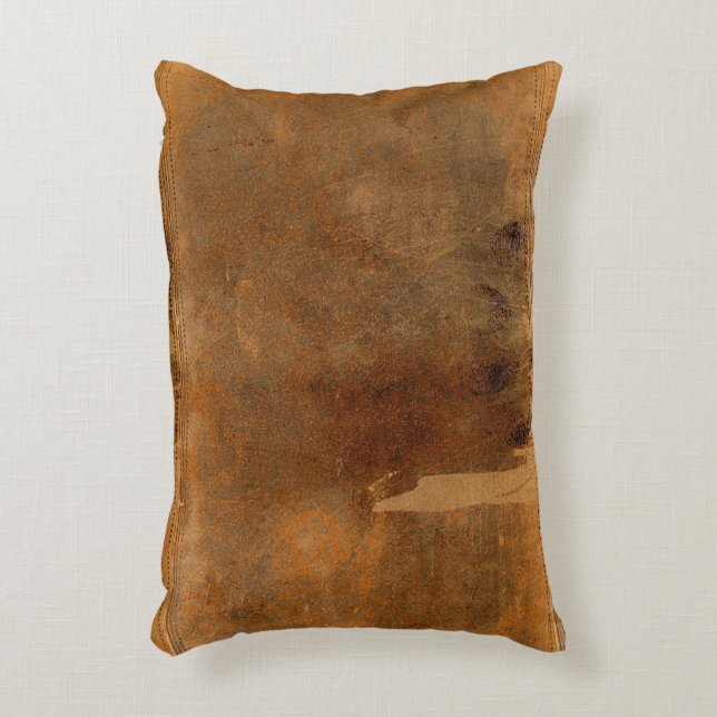 Rustiek Boek Hoesje Kussen Oud Versleten Leder (Voorkant(Verticaal))