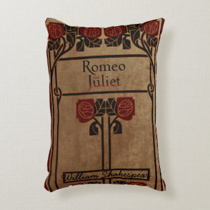 Rustiek boek Hoesje kussen Romeo en Julia