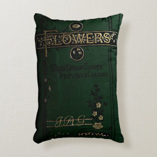 Rustiek Boek Hoesje Kussen Victoriaans Bloemenboek