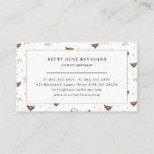 Rustiek Boerderij & bijenstal | Vrije uitloop eier Visitekaartje (Achterkant)