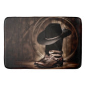 Rustiek  boerderij cowboylaarzen western land badmat (Voorkant)