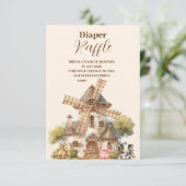 Rustiek Boerderij Dier Geslacht Neutraal Raffle Di Informatiekaartje (Staand voorkant)