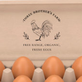 Rustiek Boerderij  Egg Karton Rubberstempel