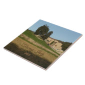 Rustiek boerderij huis Toscane Italië foto Keramis Tegeltje (Zijkant)