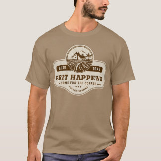 Rustiek boerderij koffie winkel bord grappig t-shirt