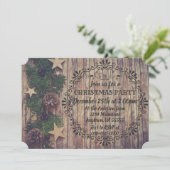 Rustiek Boerderij Landelijke Boerderij Kerstdag Di Kaart (Staand voorkant)