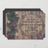 Rustiek Boerderij Landelijke Boerderij Kerstdag Di Kaart (Voorkant / Achterkant)