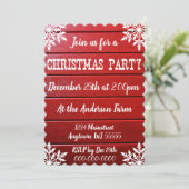 Rustiek Boerderij Landelijke Boerderij Kerstdag Di Kaart (Staand voorkant)