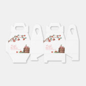 Rustiek Boerderij lieveheersbeestje Apple Girl Bab Bedankdoosjes (Uitgevouwen)