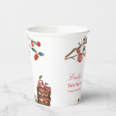 Rustiek Boerderij lieveheersbeestje Apple Girl Bab Papieren Bekers (Links)