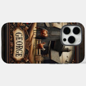 Rustiek Boerderij met Paarden Case-Mate iPhone Case (Achterkant (horizontaal))