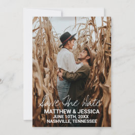 Rustiek Boerderij Save the Date