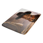 Rustiek Boerderij western land schuur hout cowboy Badmat (Gekanteld)