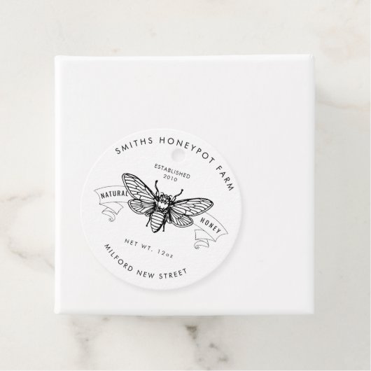 Rustiek Boerderij winkel honingpot label kleine be (In situ)