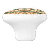 rustiek boerderijpatroon keramische knop (Zijkant)