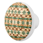 rustiek boerderijpatroon keramische knop (Rechts)