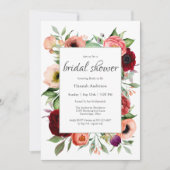 Rustiek Boho Botanical Charm Vrijgezellenfeest Kaart (Voorkant)