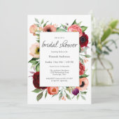 Rustiek Boho Botanical Charm Vrijgezellenfeest Kaart (Staand voorkant)