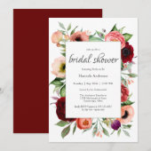 Rustiek Boho Botanical Charm Vrijgezellenfeest Kaart (Voorkant / Achterkant)