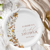 Rustiek Boho Floral Vrijgezellenfeest Papieren Bordje