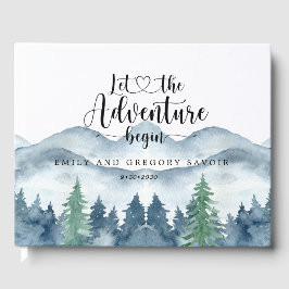 Rustiek bos bruiloft gastenboek