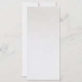 Rustiek Bos Bruiloft Menu (Achterkant)