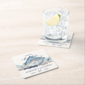 Rustiek bos dennenbos Ons avontuur begint Kartonnen Onderzetters (Insitu)