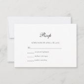 Rustiek Bos en Berg Bruiloft QR Code RSVP Kaartje (Voorkant)