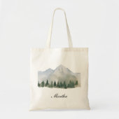 Rustiek Bos en Mountain Birdesmaid Tote Bag (Voorkant)