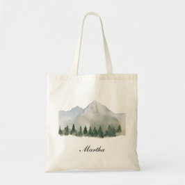 Rustiek Bos en Mountain Birdesmaid Tote Bag