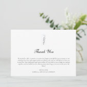 Rustiek Bos en Mountain Flat Dank u kaart (Staand voorkant)