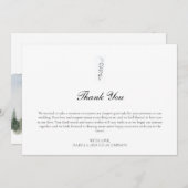 Rustiek Bos en Mountain Flat Dank u kaart (Voorkant / Achterkant)