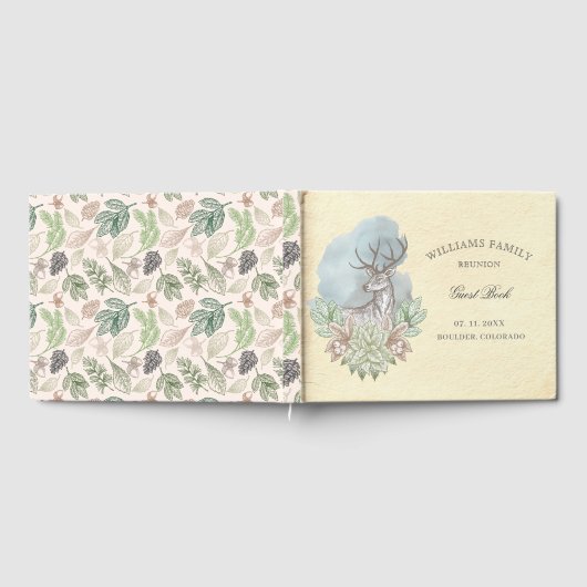 Rustiek bos familiereünie Gastboek Gastenboek (Volledig)