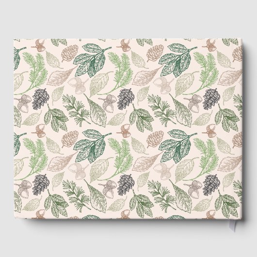 Rustiek bos familiereünie Gastboek Gastenboek (Achterkant)