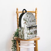 Rustiek Bos Wilderness | Monogram Bedrukte Rugzak