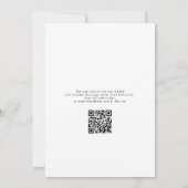 Rustiek Bos Winter Bachelorette weekend Kaart (Achterkant)