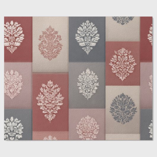 rustiek botanisch inpakpapier | blok PR (Vlak)