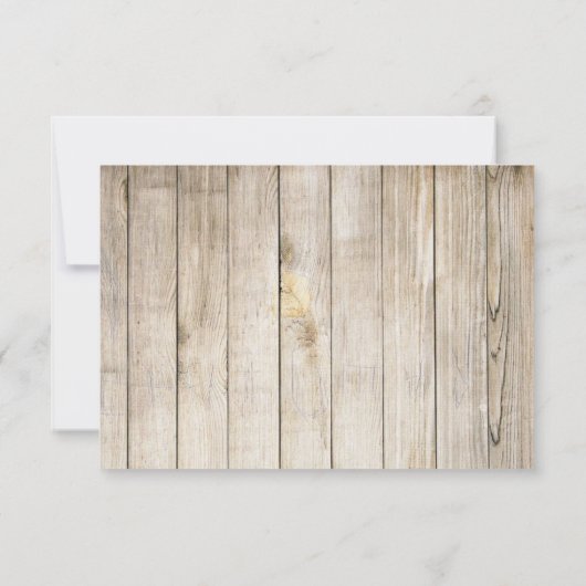 Rustiek Breng een boek in plaats van Kaart Baby sh (Achterkant)