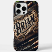 Rustiek Brian Sign Case-Mate iPhone Case (Achterkant)