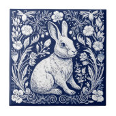 Rustiek Briar Konijn Keramisch Tegeltje (Voorkant)
