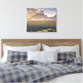 Rustiek Bruiloft Gast Handtekening Boek Alternatie Canvas Afdruk (Insitu (Slaapkamer))