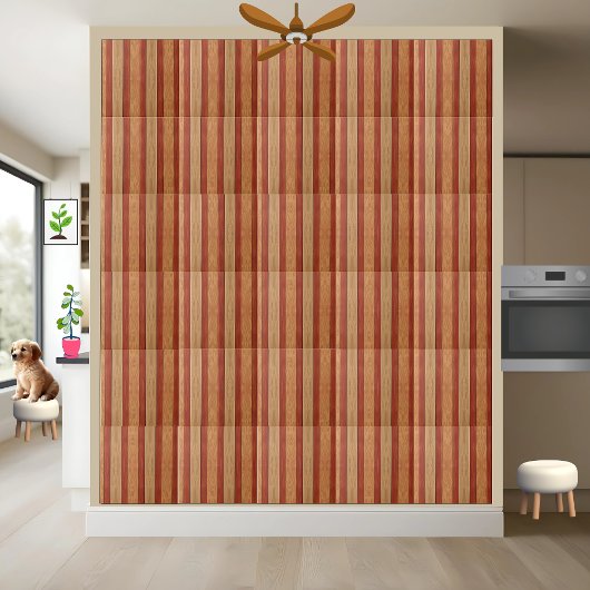 Rustiek Bruin & Beige Houten Ontwerp Tegeltje