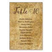  rustiek bruin bruiloft bruid bruidegom kaart (Voorkant)