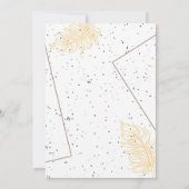 Rustiek bruin en wit kaart (Achterkant)