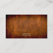 Rustiek Bruin en Witte Paarden Foto's Equine Visitekaartje (Achterkant)