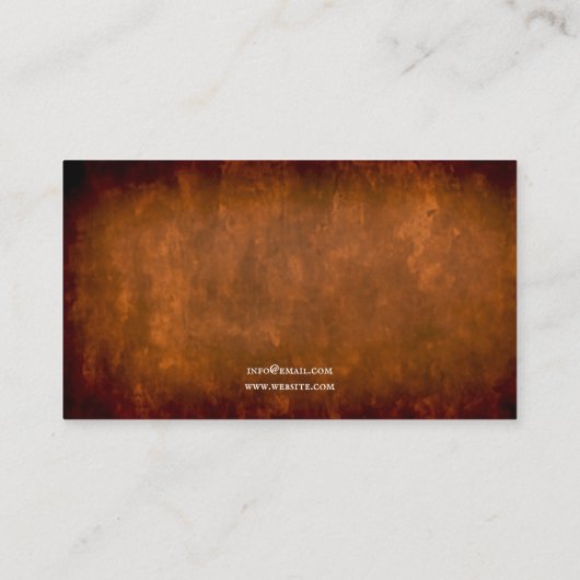 Rustiek Bruin en Witte Paarden Foto's Equine Visitekaartje (Achterkant)