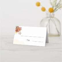 Rustiek Bruin Gepersonaliseerde Trouwtafel