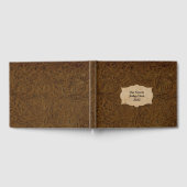Rustiek Bruin Gereedschap Leer (Faux) Gepersonalis Gastenboek (Volledig)