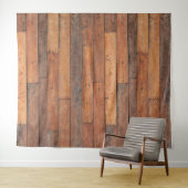 Rustiek Bruin Houten Plankenpatroon Wandkleed (In Situ (horizontaal))