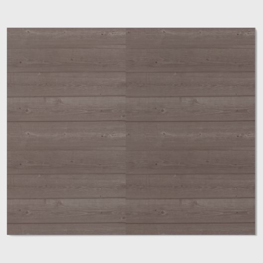 Rustiek  bruin houtnerf inpakpapier (Vlak)